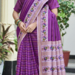 Kasuri Silk - Purple